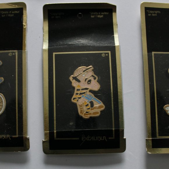 Excalibur Vintage Tintin, Astérix et Obélix and Lucky Luke Enamel Pin - Picture 14 of 16